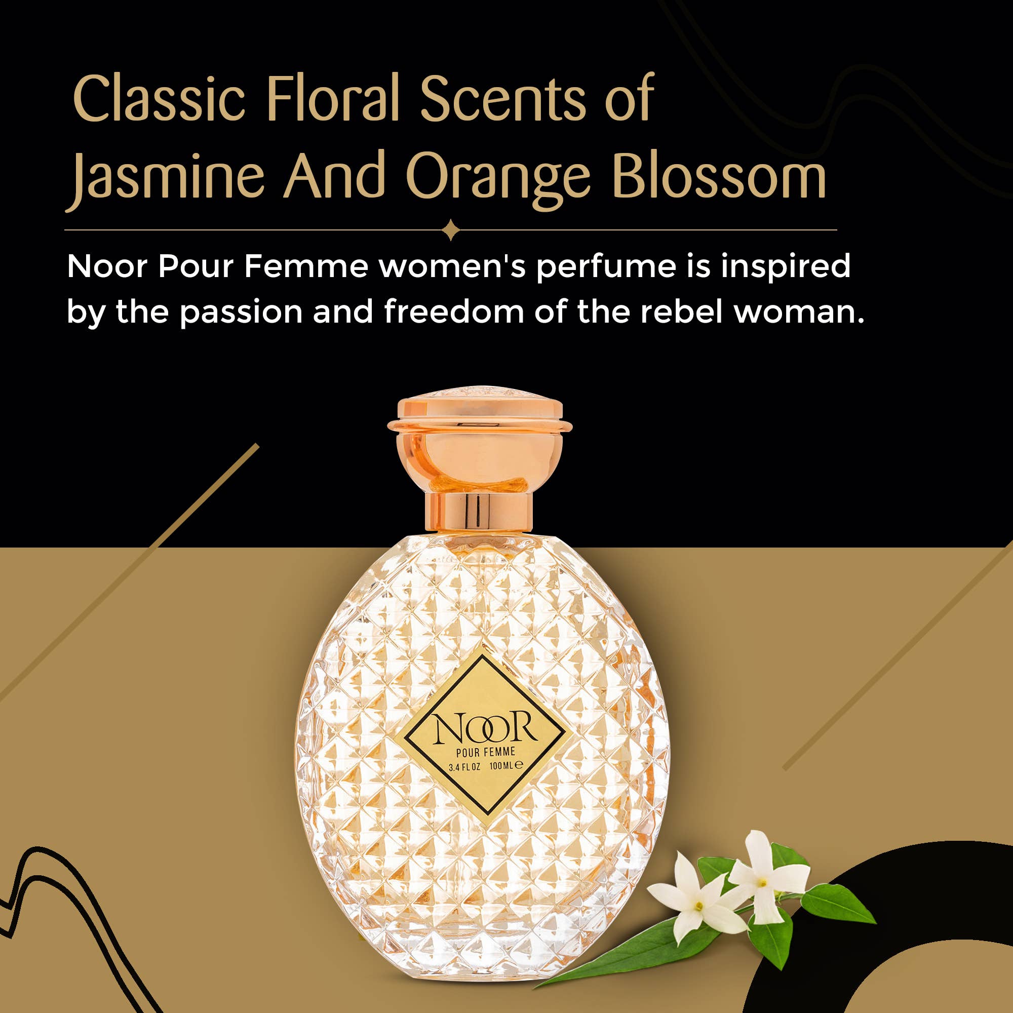 Noor INSPIRED by CHANL GABRIELLE Women Perfume 3.4 oz 100ML