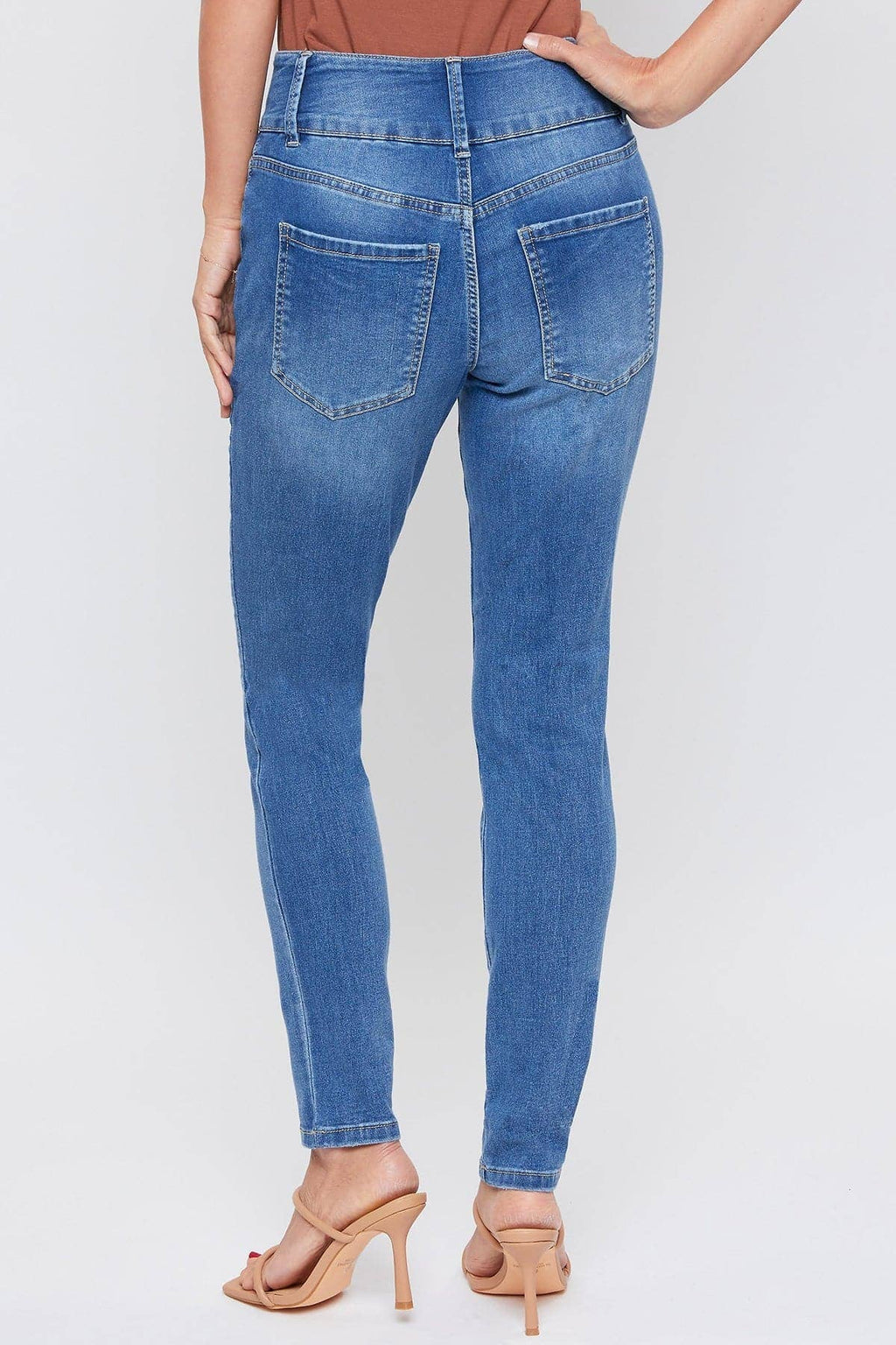 Essential 3 Button High-Rise Skinny Jean