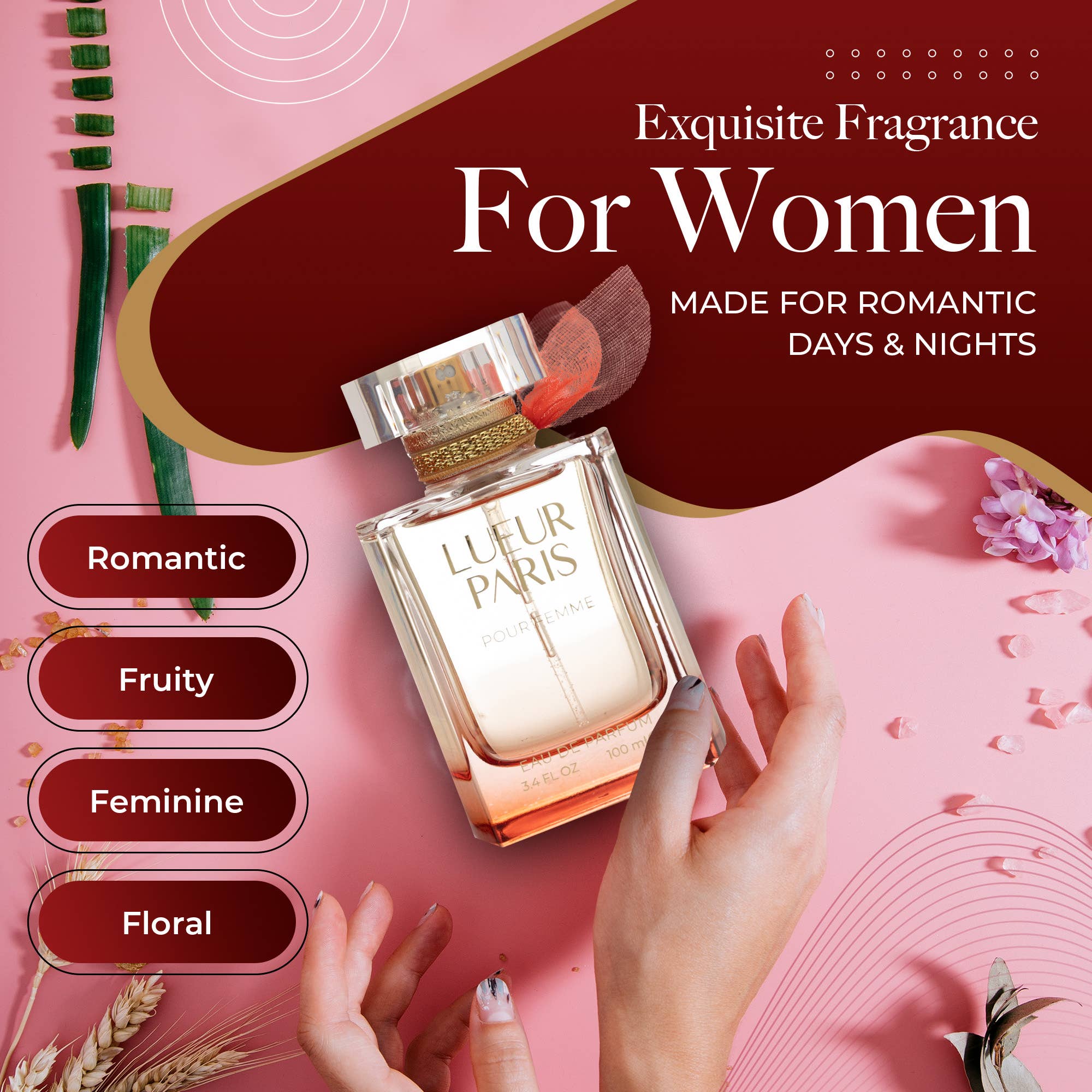 Lueur Paris INSPIRED by YSL'S MON PARIS Womens Perfume 100ml