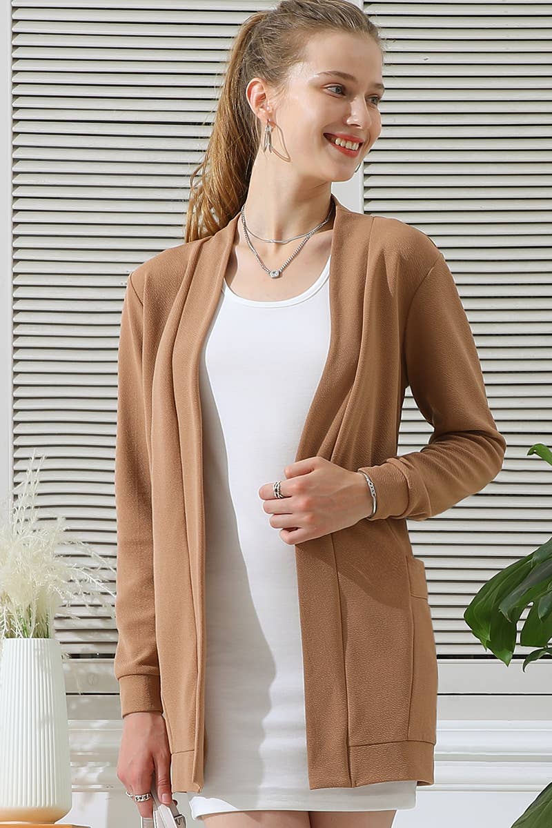 LONG SLEEVE ROVE CARDIGAN WITH POCKETS
