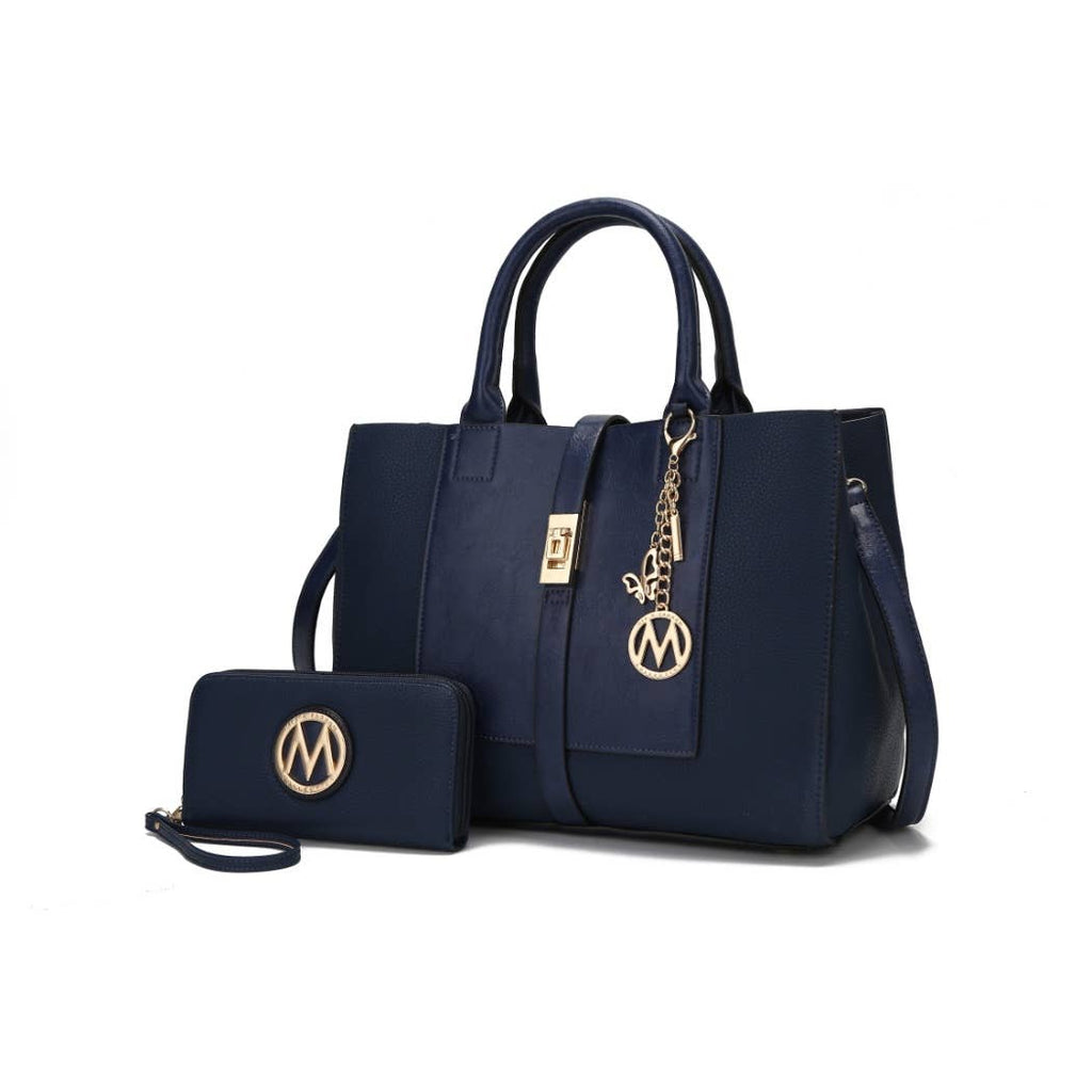 MKF Yola Women's Satchel Bag with Wallet Set.