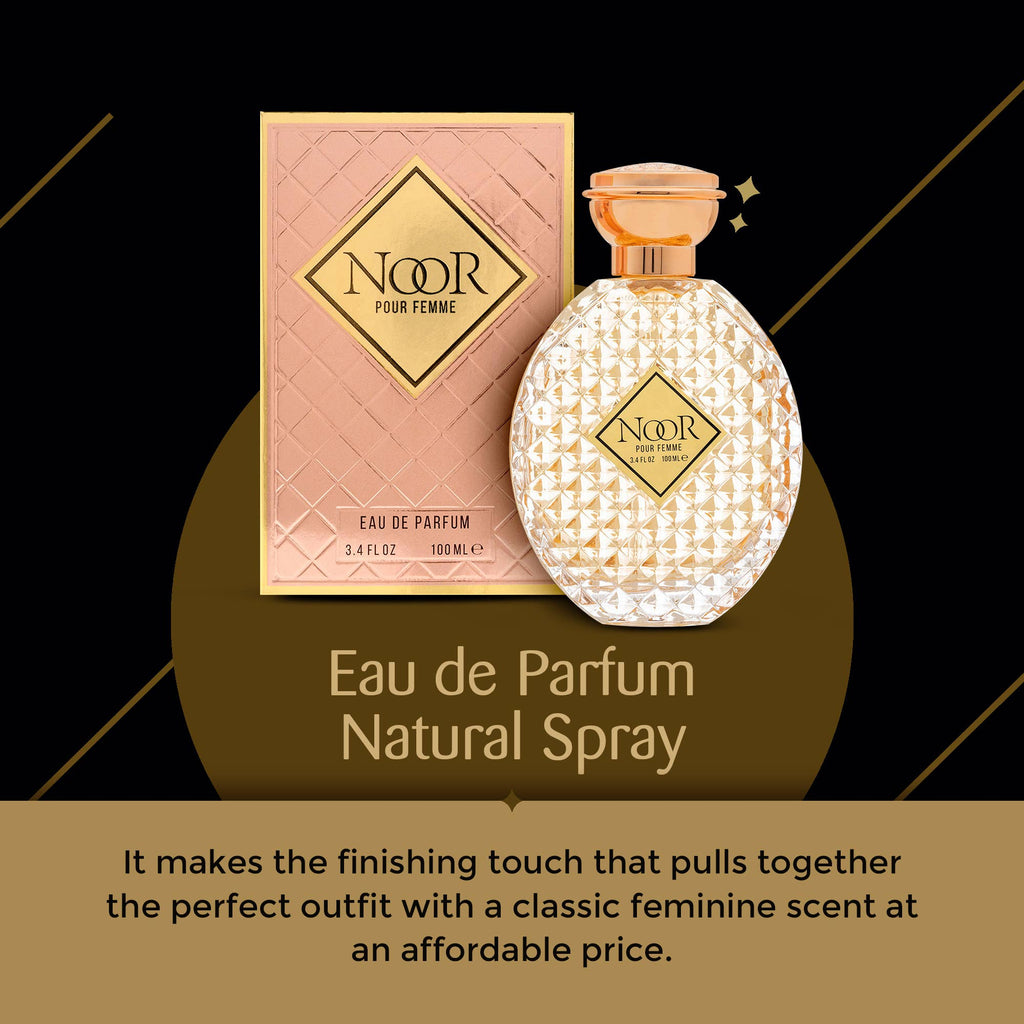 Noor INSPIRED by CHANL GABRIELLE Women Perfume 3.4 oz 100ML