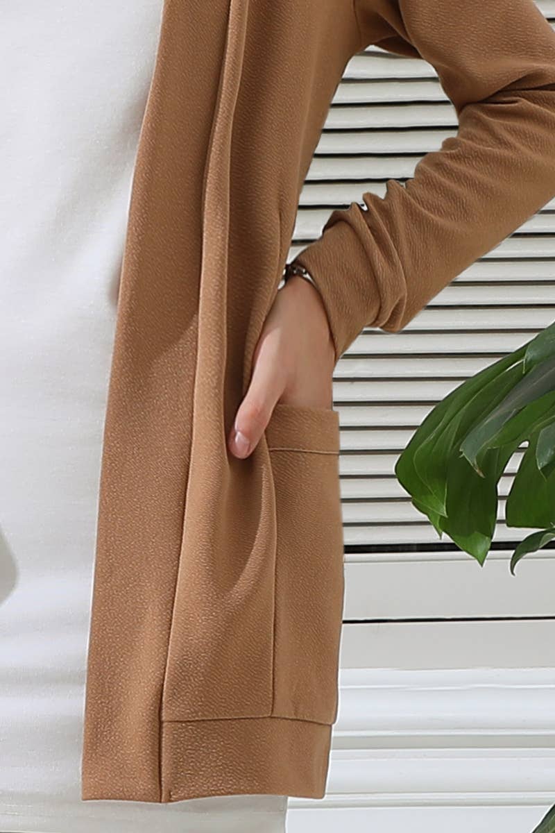 LONG SLEEVE ROVE CARDIGAN WITH POCKETS
