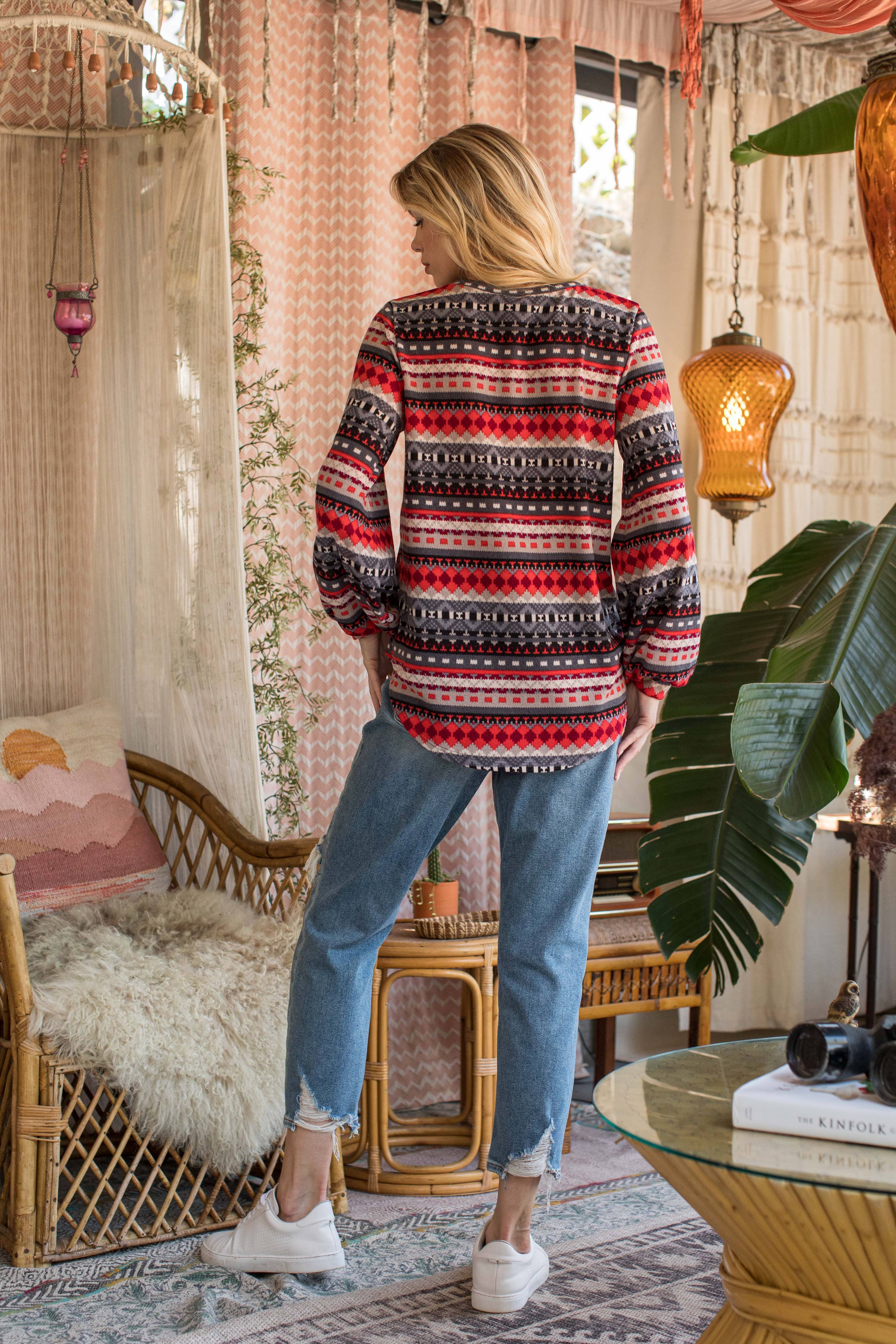 AZTEC MIDWEIGHT SWEATER