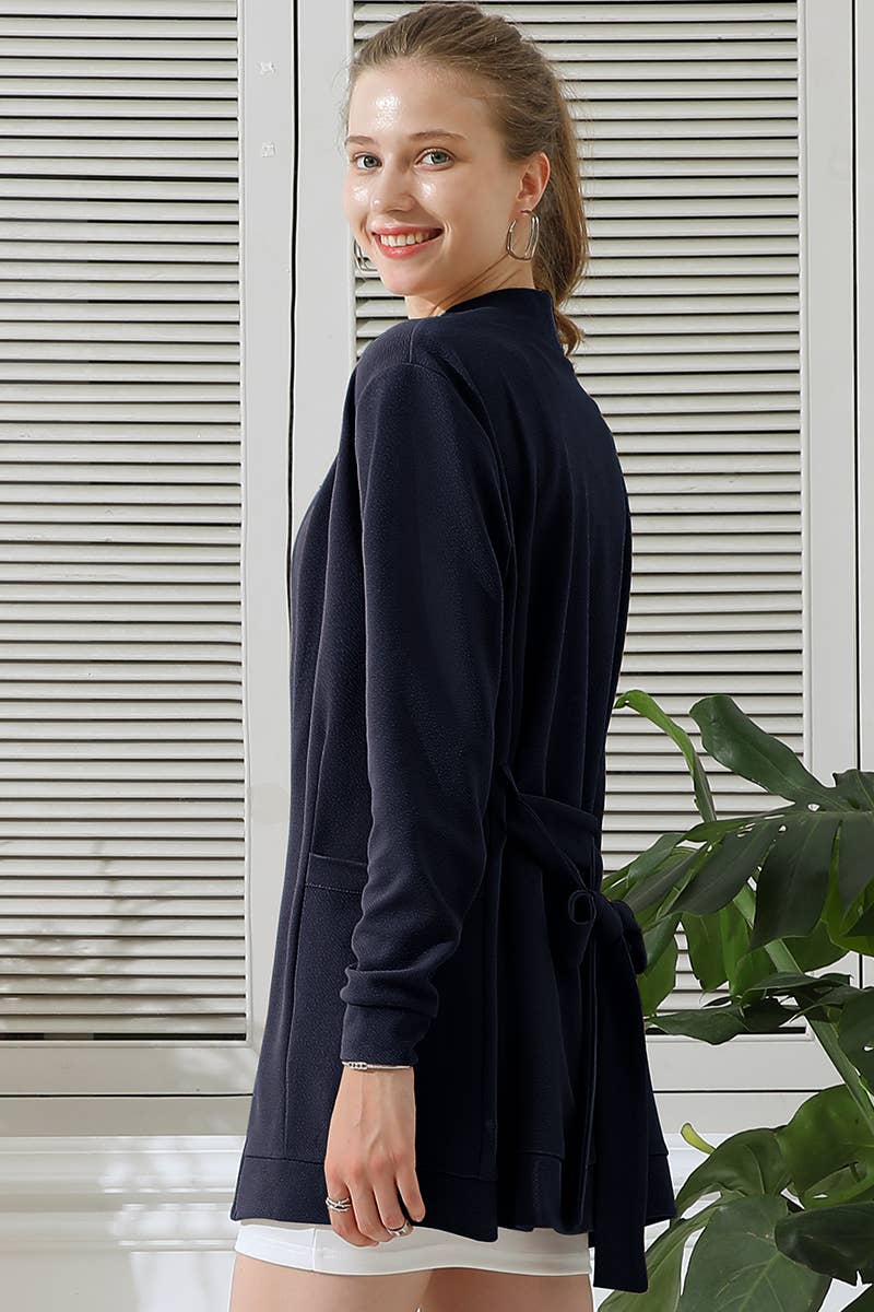 LONG SLEEVE ROVE CARDIGAN WITH POCKETS
