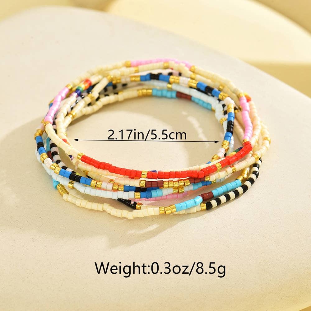 Colorful Rice Bead Bracelet