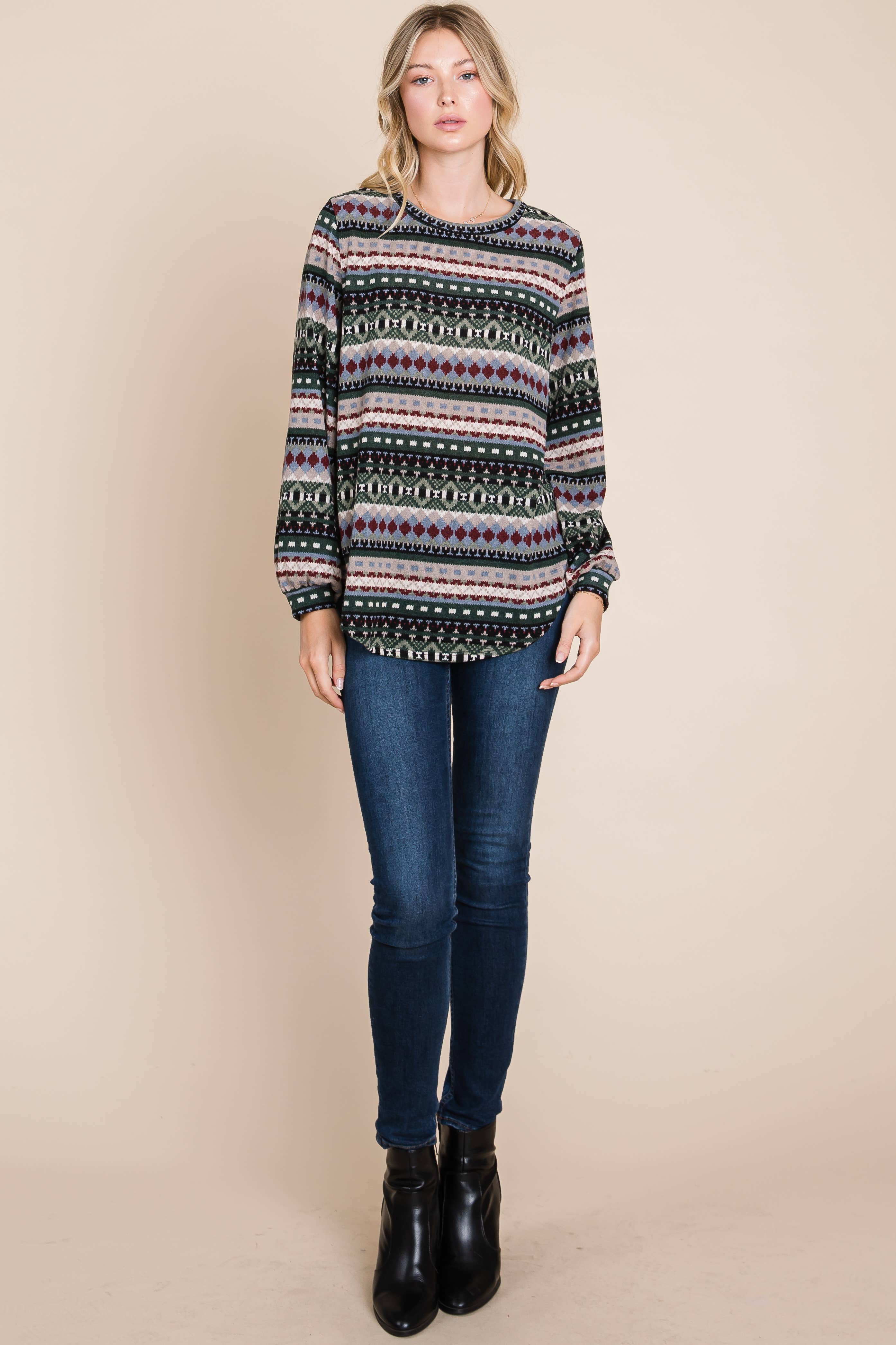 AZTEC MIDWEIGHT SWEATER