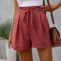 Summer High-Waisted Strappy Shorts