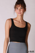 Nikibiki Chevron Ribbed Crop Top