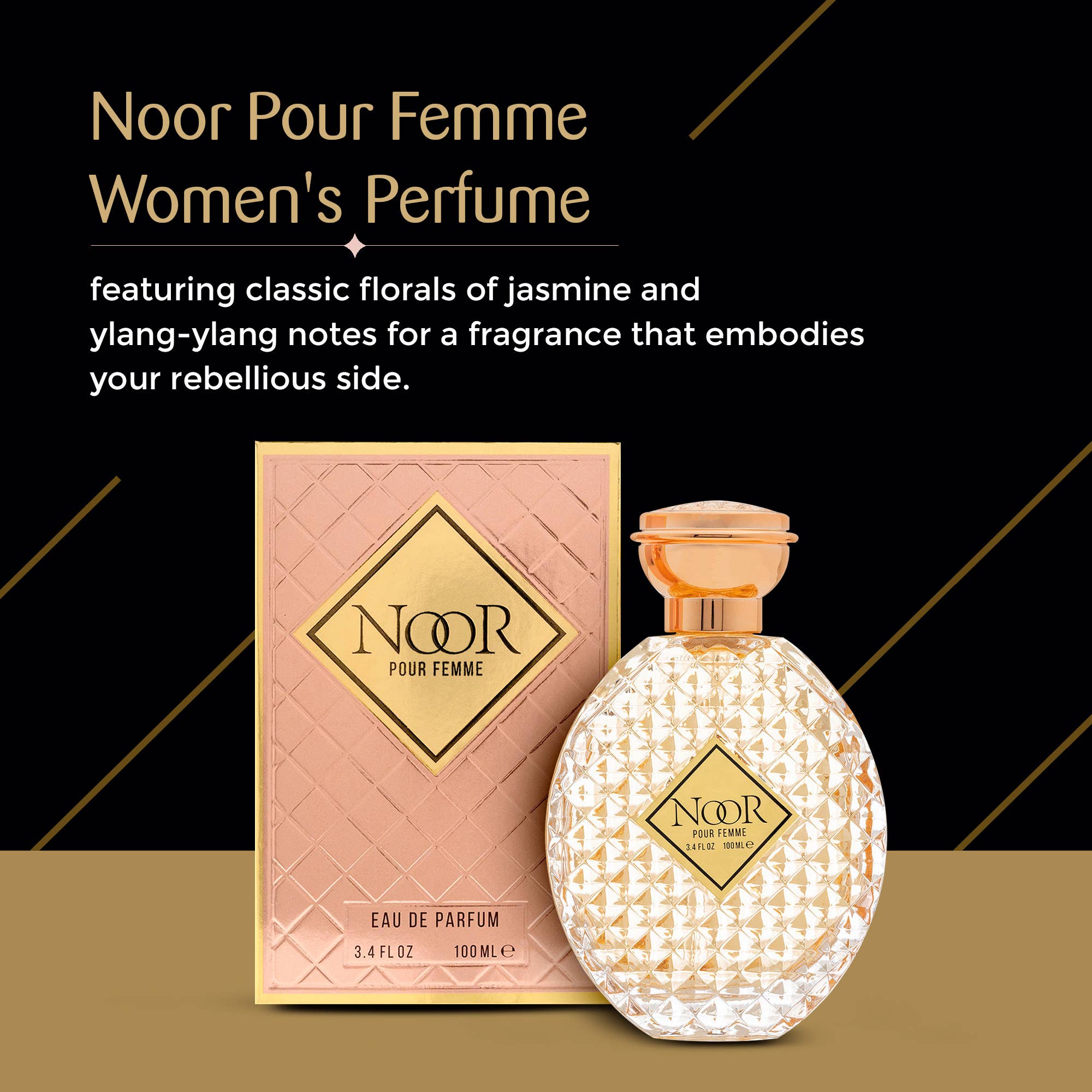 Noor INSPIRED by CHANL GABRIELLE Women Perfume 3.4 oz 100ML