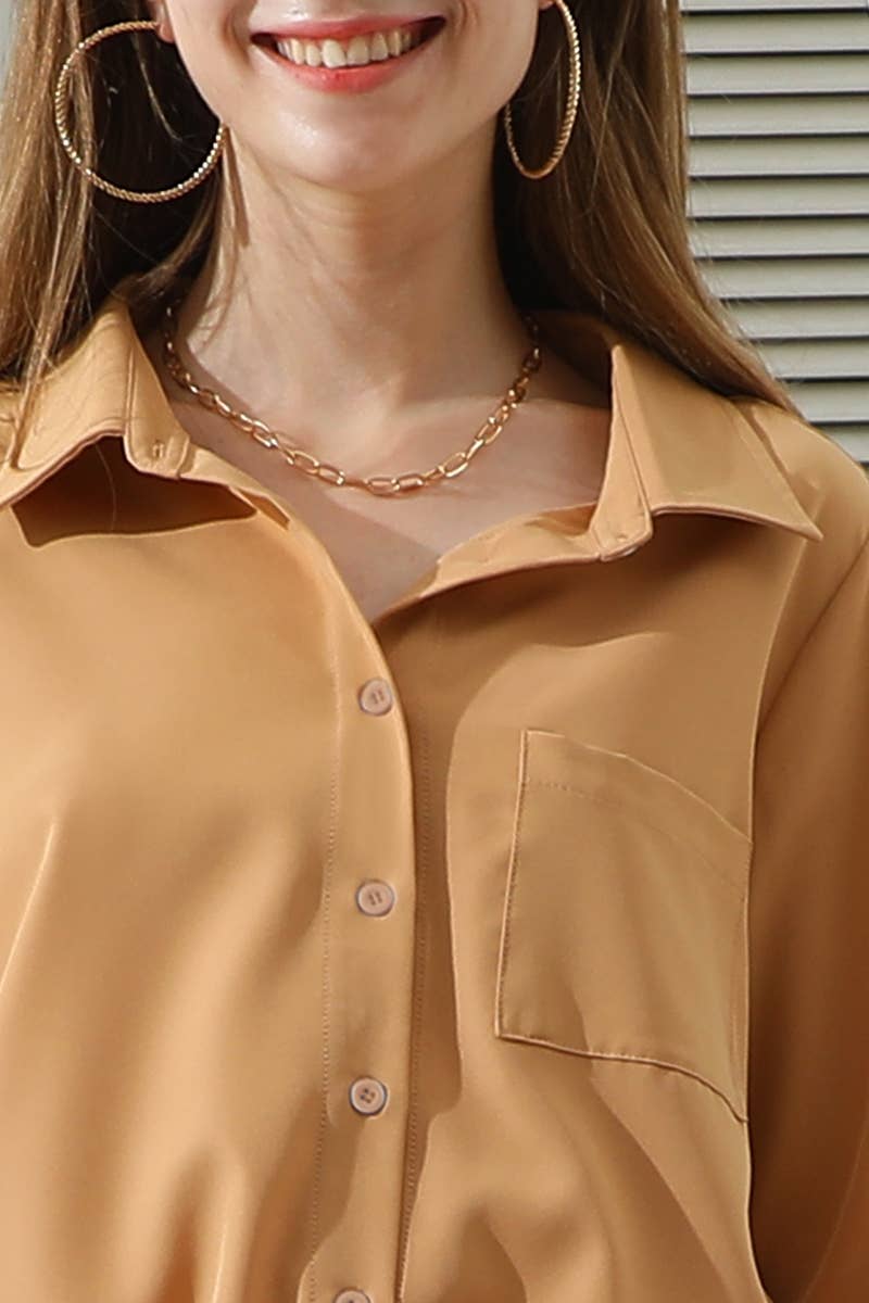 CWTSTL718_Button Down Long Sleeve Collared Shirts