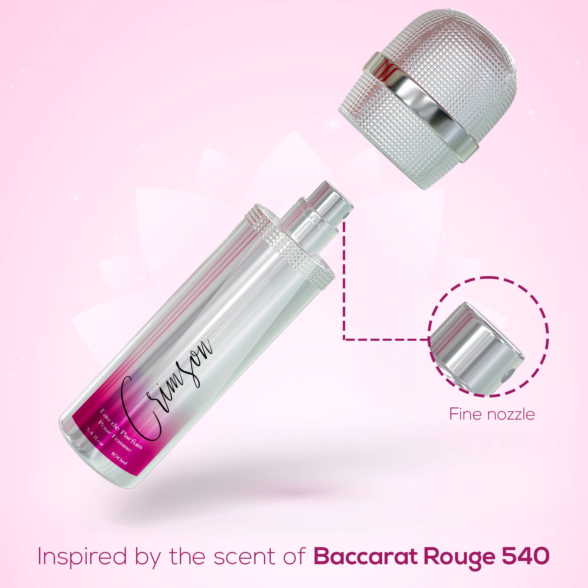Crimson INSPIRED by BACCARAT ROUGE 540 100 ML 3.4 FL OZ