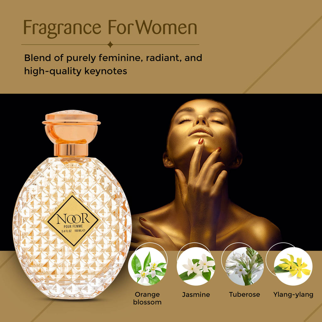 Noor INSPIRED by CHANL GABRIELLE Women Perfume 3.4 oz 100ML