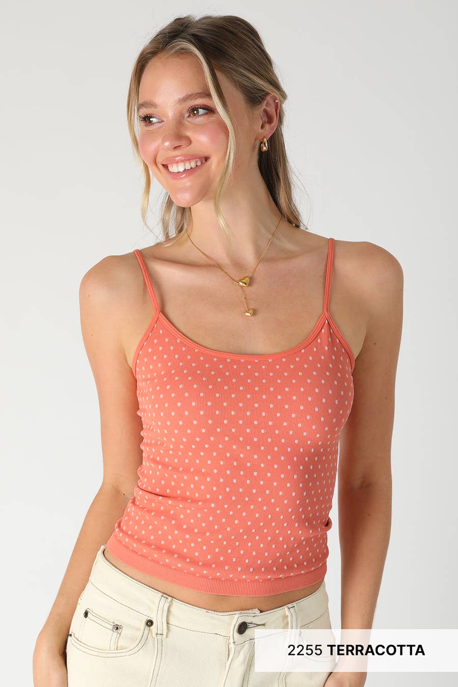 Nikibiki Polka Dot Strap Cami