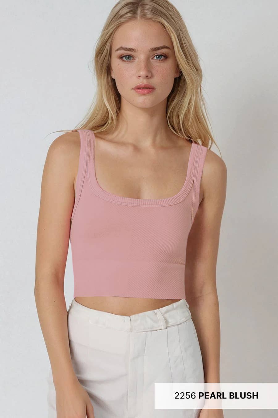 Nikibiki Chevron Ribbed Crop Top