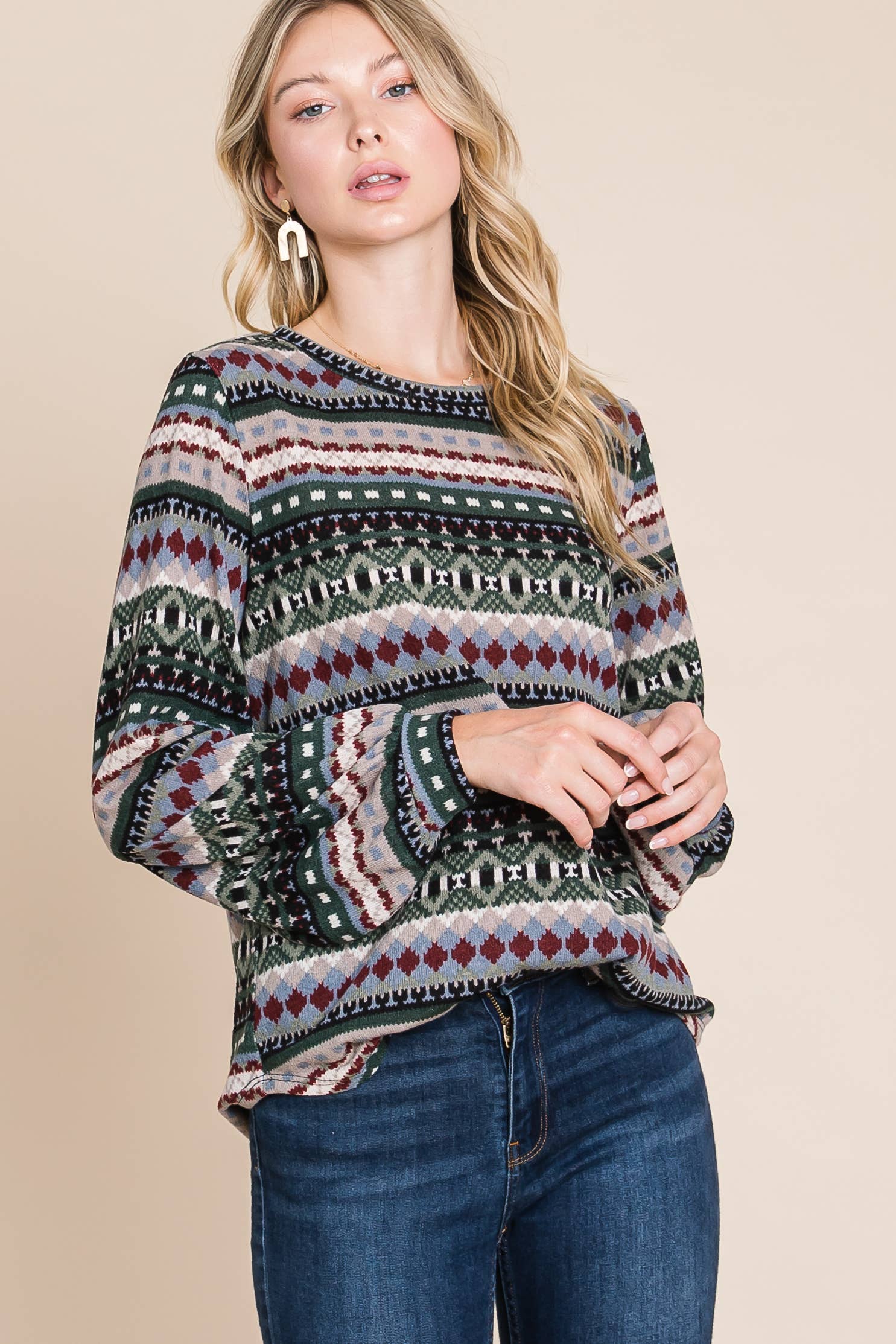 AZTEC MIDWEIGHT SWEATER