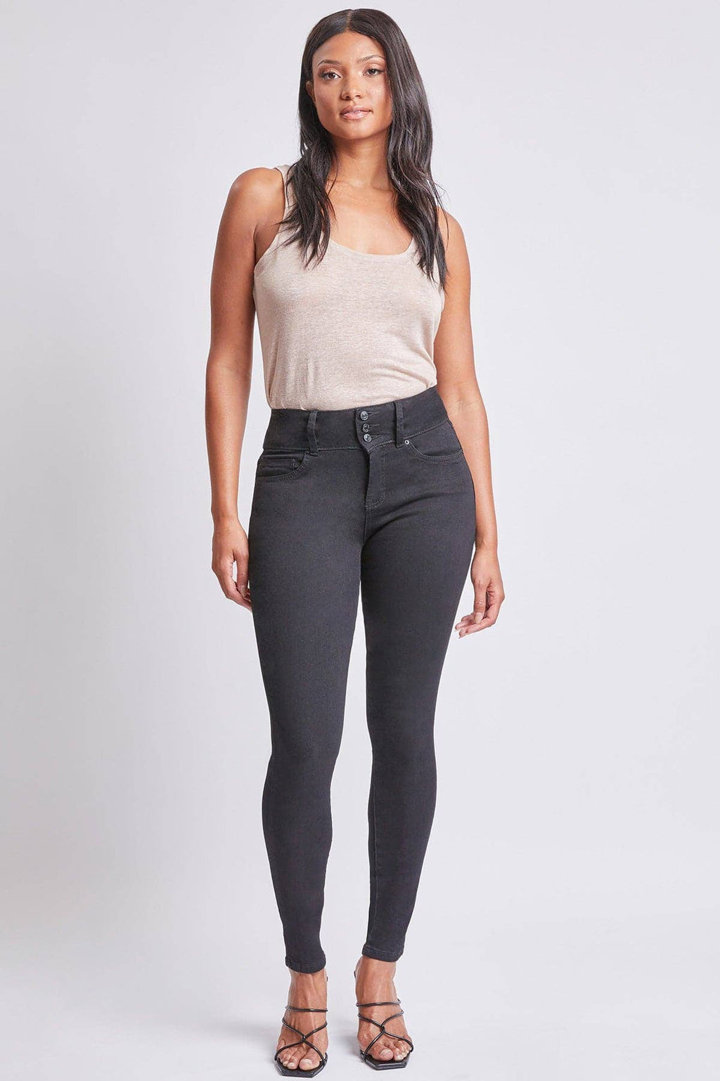 Essential 3 Button High-Rise Skinny Jean