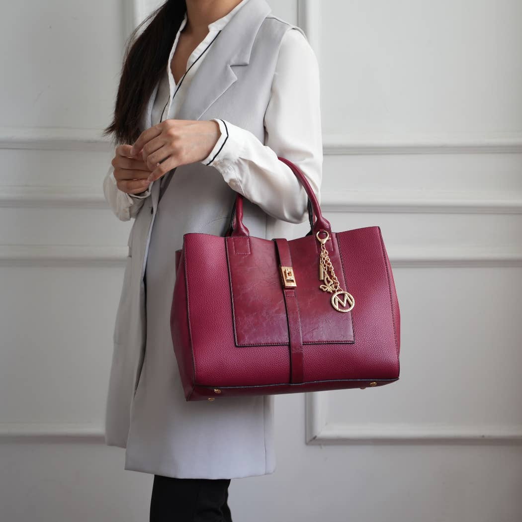 MKF Yola Women's Satchel Bag with Wallet Set.